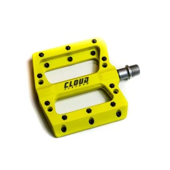 Pedały Cloud termoplast limonkowe