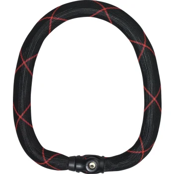 Łańcuch Abus Ivy Chain 9100/140 czarno-czerwony