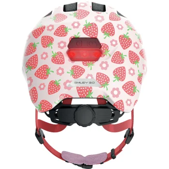 Kask Abus Smiley 3.0 (50-55cm) M rose strawber LED