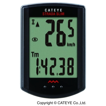 Licznik rowerowy Cateye STRADA SLIM CC-RD310W czar