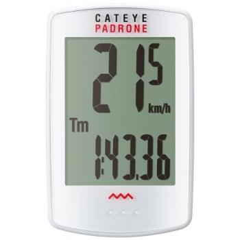 Licznik rowerowy Cateye Padrone CC-PA100W biały