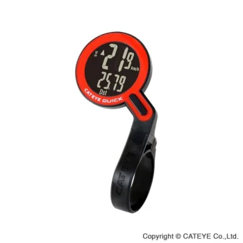 Licznik Cateye Quick CC-RS100W czarno-czerwony