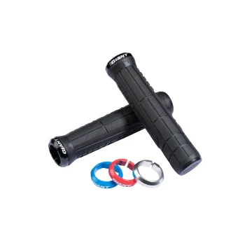 Gripy z obejmą Giant Swage black/silver