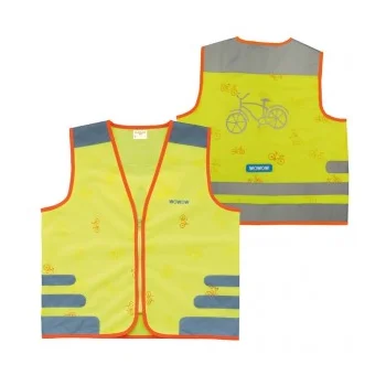 Kamizelka odblaskowa  dla dzieci żółta rozm. M