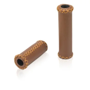 Uchwyt XLC GR-G12 128/92mm, brązowy, skóra