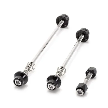 Zestaw zamykaczy XLC QR-A01, sześciokątne, czarne