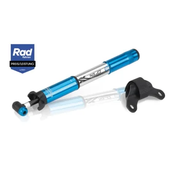 Mini pompka rowerowa XLC MTB PU-M02 niebieska