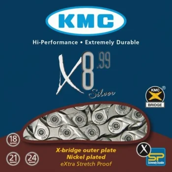Łańcuch 8-biegowy KMC X8.99 / 1/2"x3/32"
