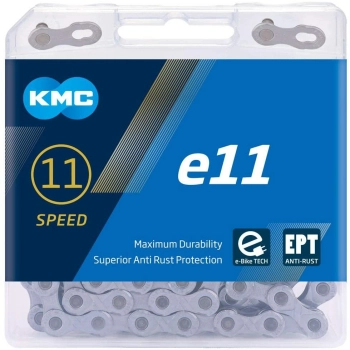 Łańcuch 11-biegowy KMC e11 EPT / 1/2"x11/128"