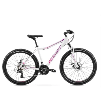 Rower Romet Jolene 6.2 15" biało-różowo-fioletowy