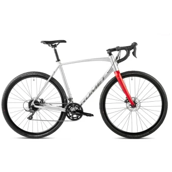 Rower Romet Aspre 1 52 S  srebrno-czerwony wtb