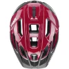 Kask rowerowy Uvex Quatro 52-57 cm. czerw-czarny