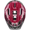 Kask rowerowy Uvex Quatro 56-61 cm. czerw-czarny