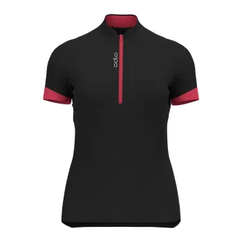 Koszulka damska Odlo S/S black/pink M