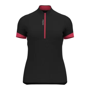 Koszulka damska Odlo S/S black/pink S