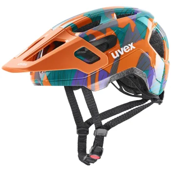 Kask rowerowy Uvex React jr. 52-56 cm Papaya Camo