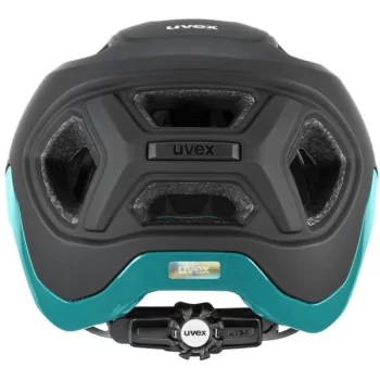 Kask rowerowy UVEX React 52-56 cm. czarny-turkus