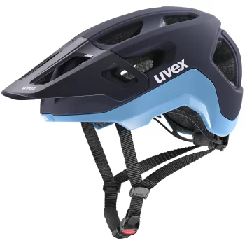Kask rowerowy UVEX React 56-59 cm. czarny-błekit