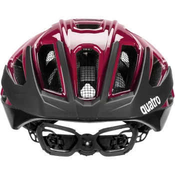 Kask rowerowy Uvex Quatro 52-57 cm. czerw-czarny