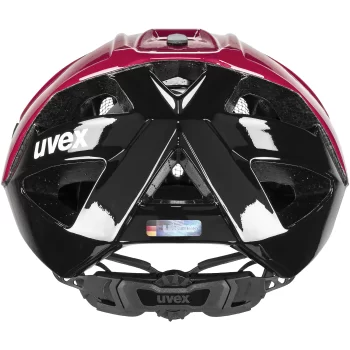 Kask rowerowy Uvex Quatro 56-61 cm. czerw-czarny