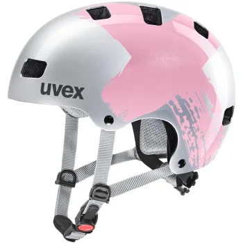 Kask Uvex Kid 3 (51-55) srebrny/róż