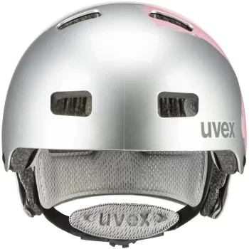 Kask Uvex Kid 3 (51-55) srebrny/róż