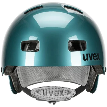 Kask Uvex Kid 3 (51-55) srebrny/turkus