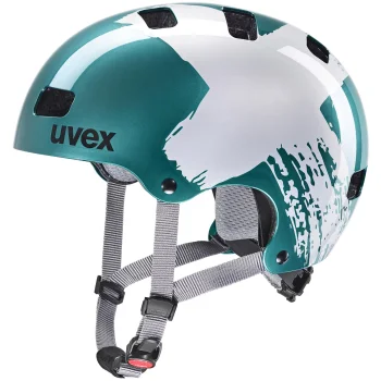 Kask Uvex Kid 3 (51-55) srebrny/turkus