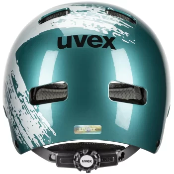 Kask Uvex Kid 3 (55-58) srebrny/turkus
