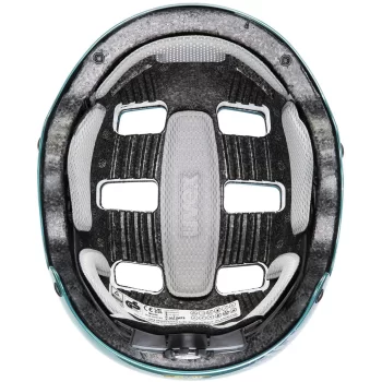 Kask Uvex Kid 3 (55-58) srebrny/turkus