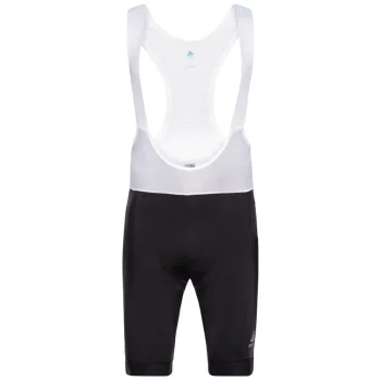 Spodenki męskie Odlo Bib Shorts black/white XL