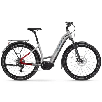Rower elekt. Haibike TREKKING 7 Low grey/red/blu M