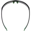 Okulary Uvex Sportstyle 215 black green (S3) 8-18%