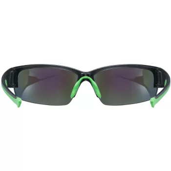 Okulary Uvex Sportstyle 215 black green (S3) 8-18%