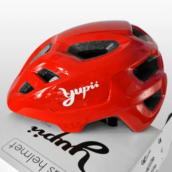 Kask Yupii Junior S/M 51/55cm Red