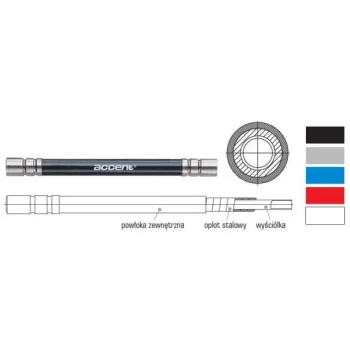 Pancerz hamulcowy Accent 5mm niebieski