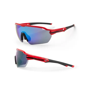 Okulary Accent Refex czerwono-czarne