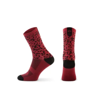 Skarpetki Freak, bordowo-czarne, M 39-41