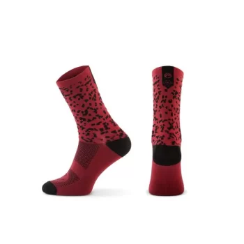 Skarpetki Freak, bordowo-czarne, M 39-41