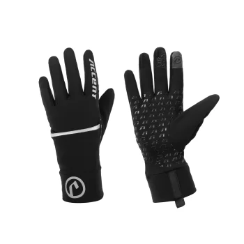 Rękawiczki Accent Thermal z pokrowcem czarne XL