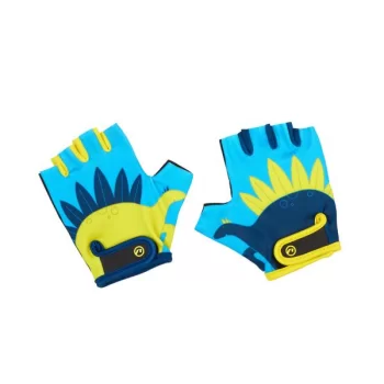 Rękawiczki dziecięce Dino, niebiesko-żółte, L/XL