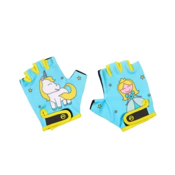 Rękawiczki dziecięce Princess, niebieskie, L/XL