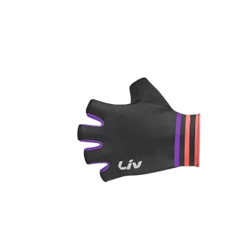 Rękawiczki Liv Race Day, krótkie palce, czarne L
