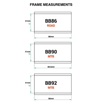 Praxis Wkład suportu M30 BB86 Road/BB92
