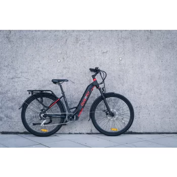 Rower Overfly Muse Plus czarny-czerwony 17.5 Ah