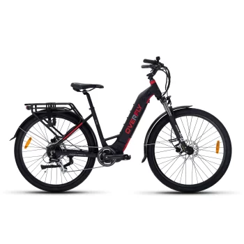 Rower Overfly Muse Plus czarny-czerwony 17.5 Ah