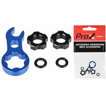 Zestaw nakrętek zaworu Presta z kluczem ProX