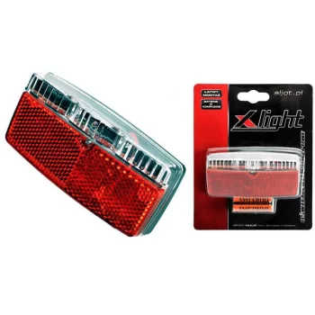 Lampa tył Prox X-light na bagażnik 2 led czarna