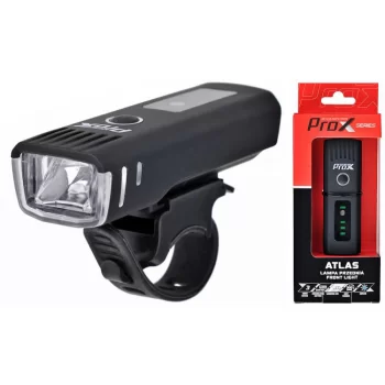 Lampa przód Prox Atlas 300Lm, 2000mAh, USB sensor