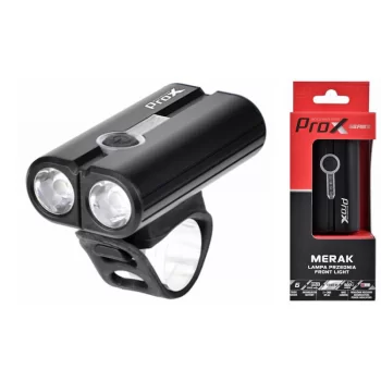 Lampa przód Prox Merak 500Lm, 2000mAh, USB-C